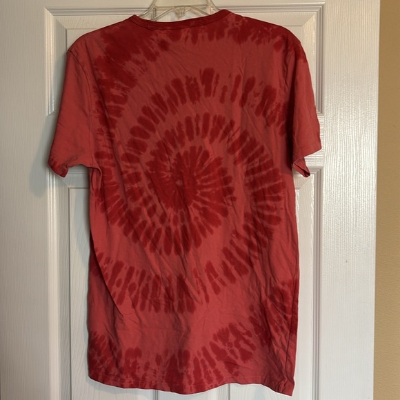Lucky Brand Fender men’s orange tie-dye short sleeve t-shirt size medium - Picture 6 of 9